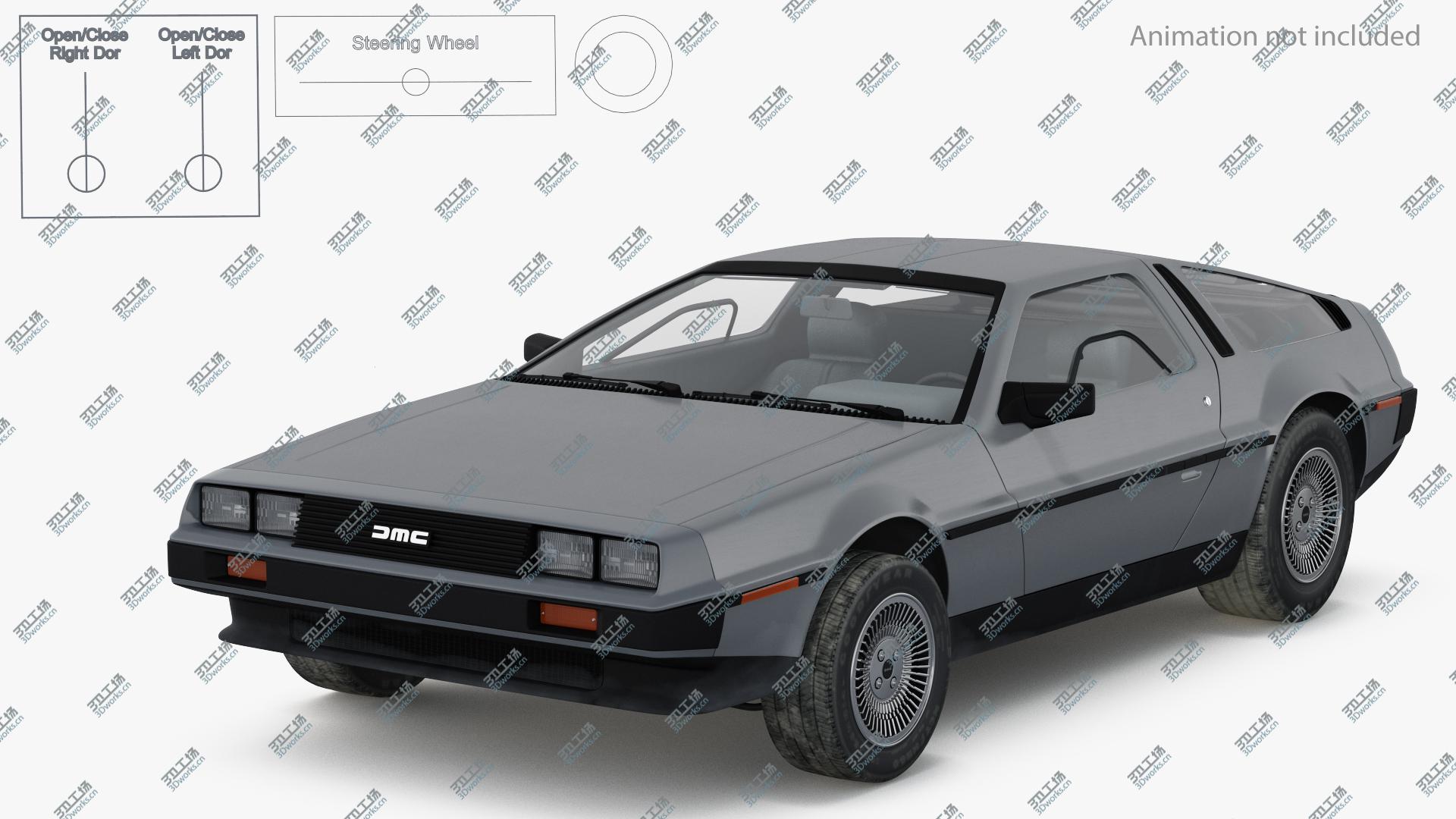 images/goods_img/202104093/3D DeLorean DMC-12 Rigged model/3.jpg